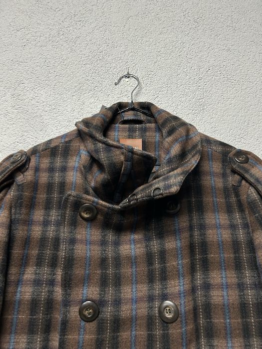 Пальто Hugo Boss 50 L чоловіче в клітинку