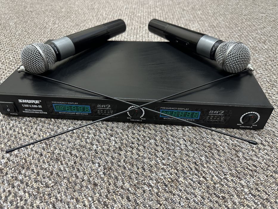 Професійні бездротові мікрофони SHURE | UHF | 2 шт