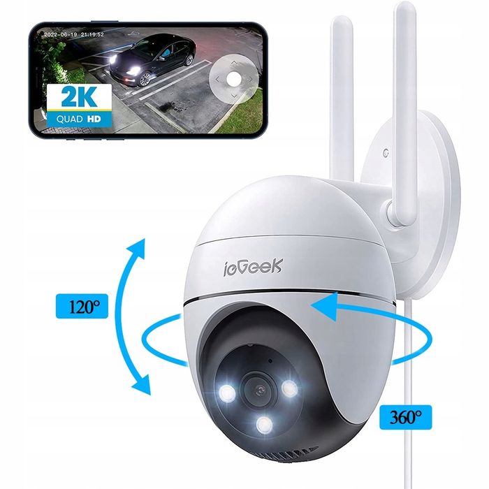 Kamera IP ieGeek ZS-GQ2 2K obrotowa detekcja ruchu