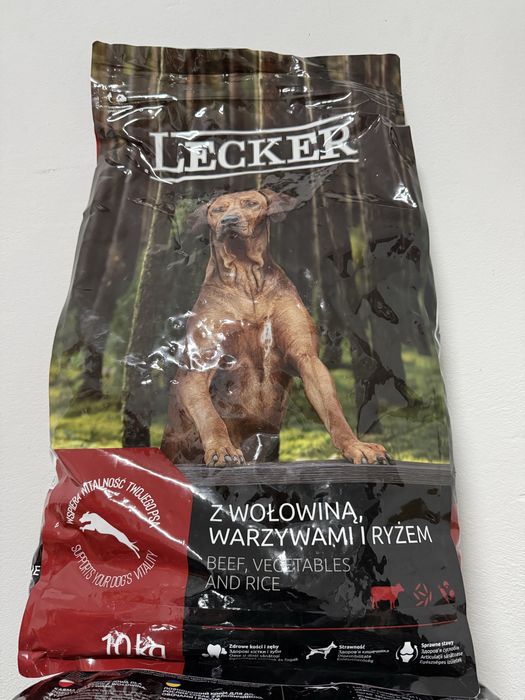 Karma dla psa Lecker Wołowina z warzywami 10 kg
