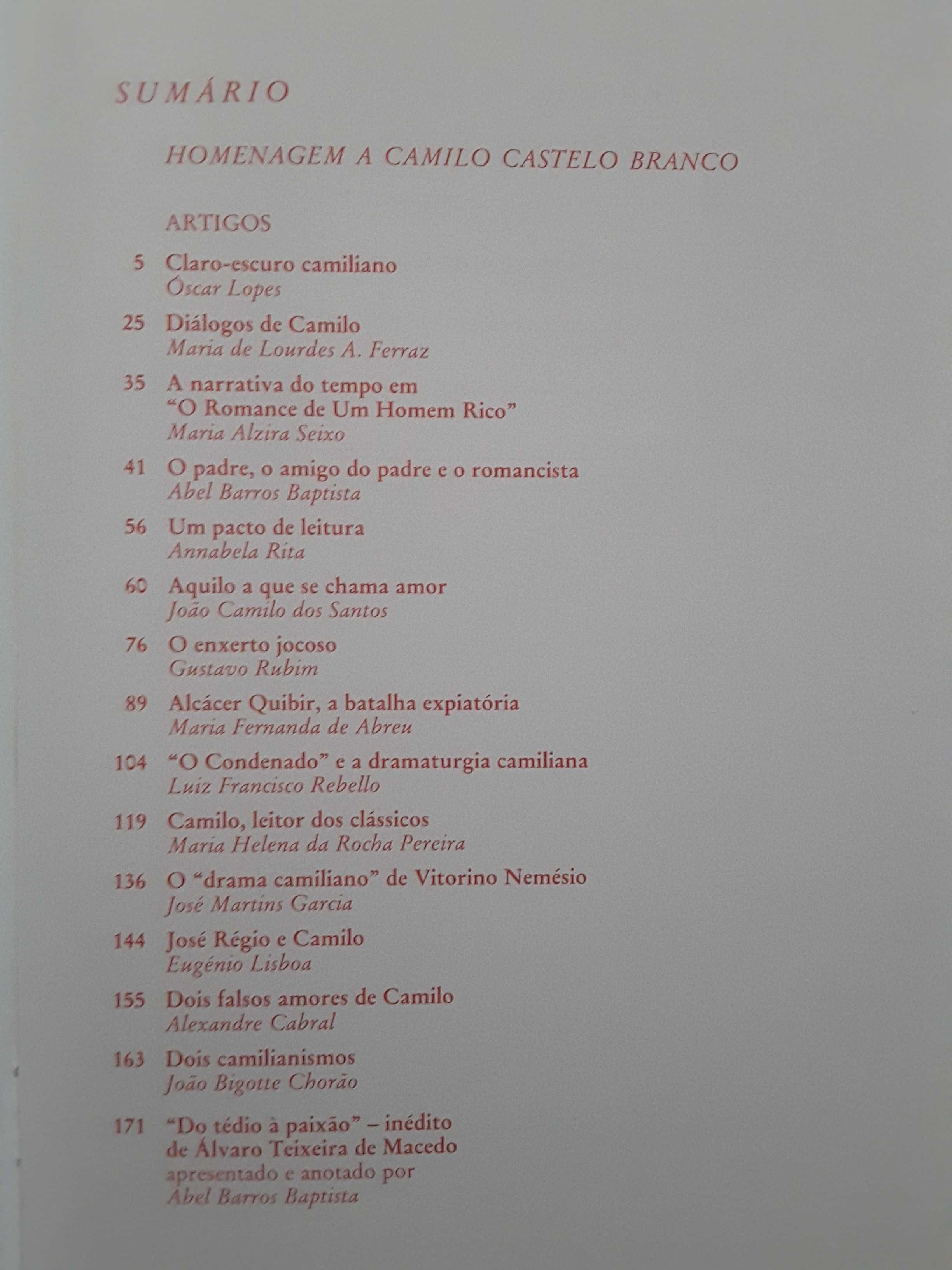 Camilo Centenário / Fantástico na Obra de José Régio