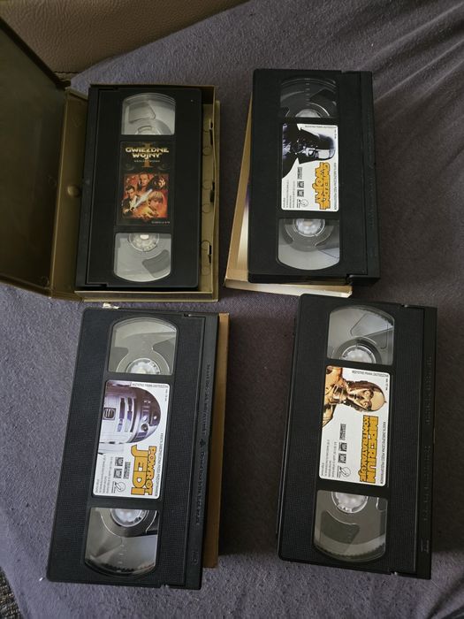 4x STAR WARS VHS Używane