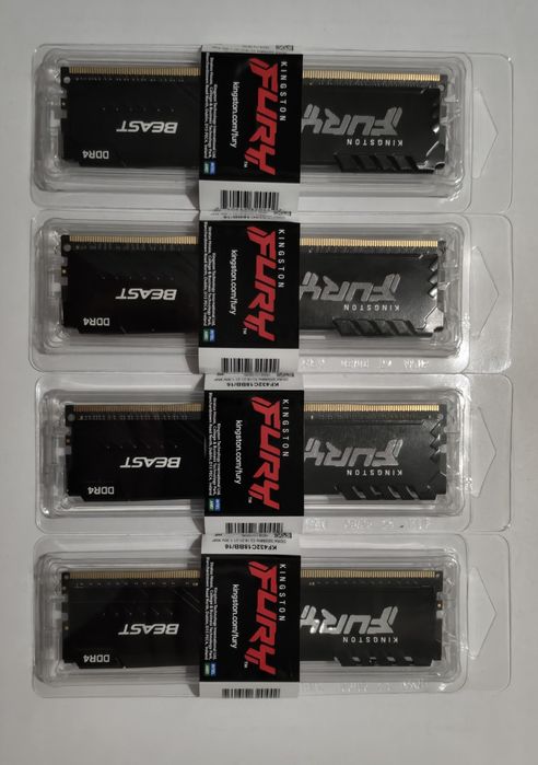 Оперативна пам'ять Kingston FURY Beast DDR4-3200 16gb