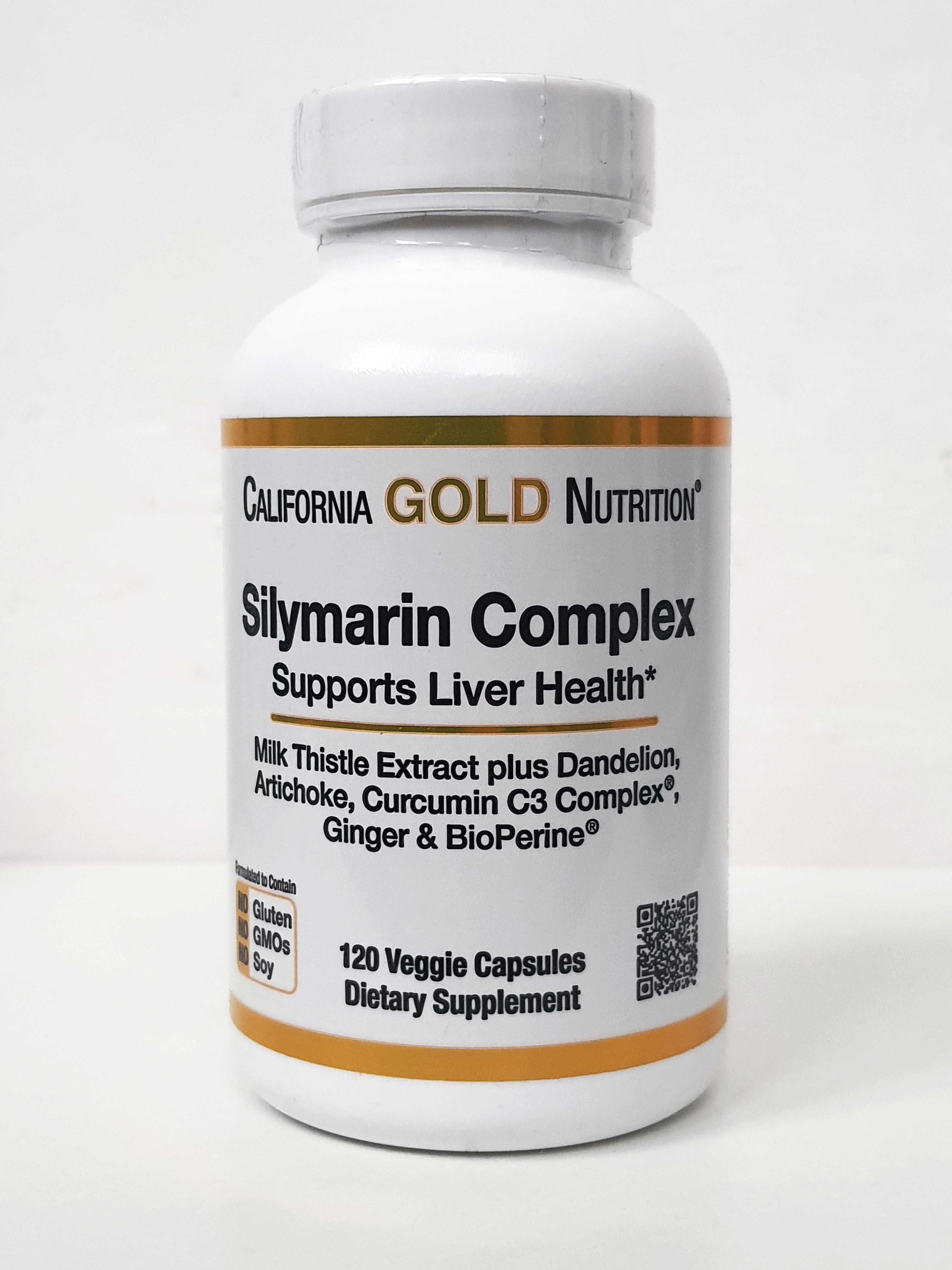 Силімарин комплекс California Gold Nutrition, 120/360 капсул