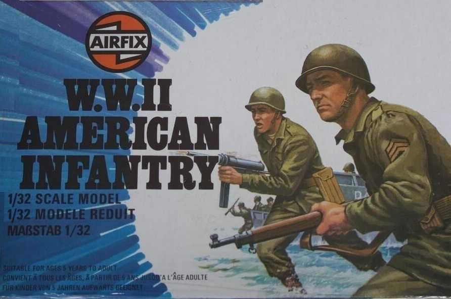 Modelismo, figuras , Infantaria Americana, Airfix, escala 1:32