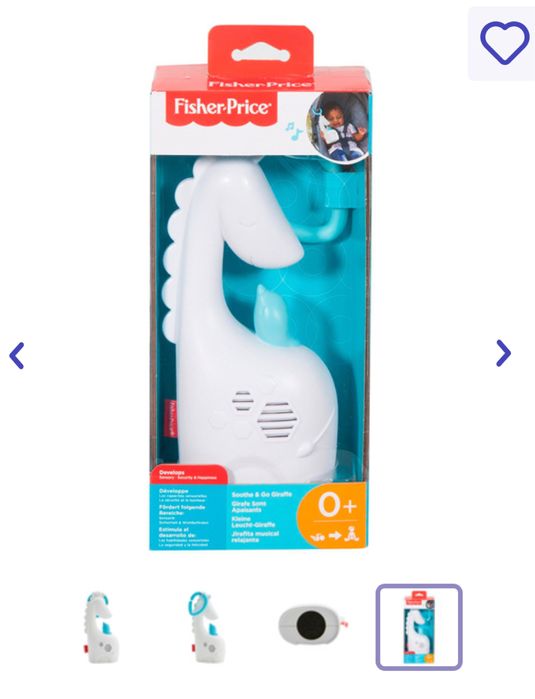 Fisher price сонна жирафа білий шум мелодіі