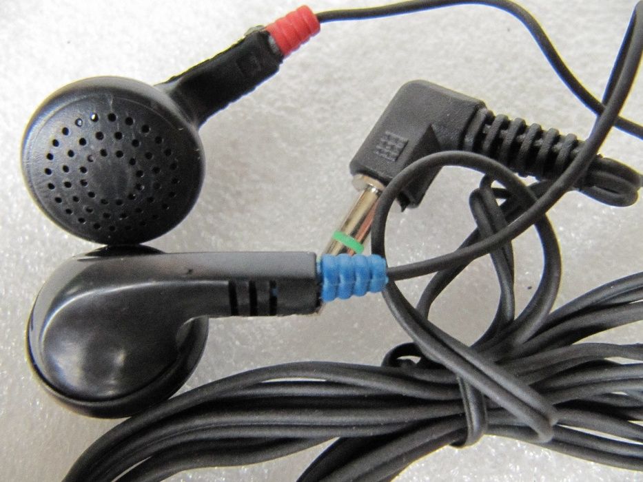 Наушники проводные шнур 1 м, новые, для плееров, MP3, PC, TV