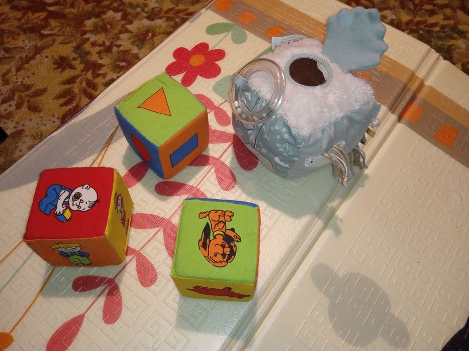 Мягкий бизи куб кубики