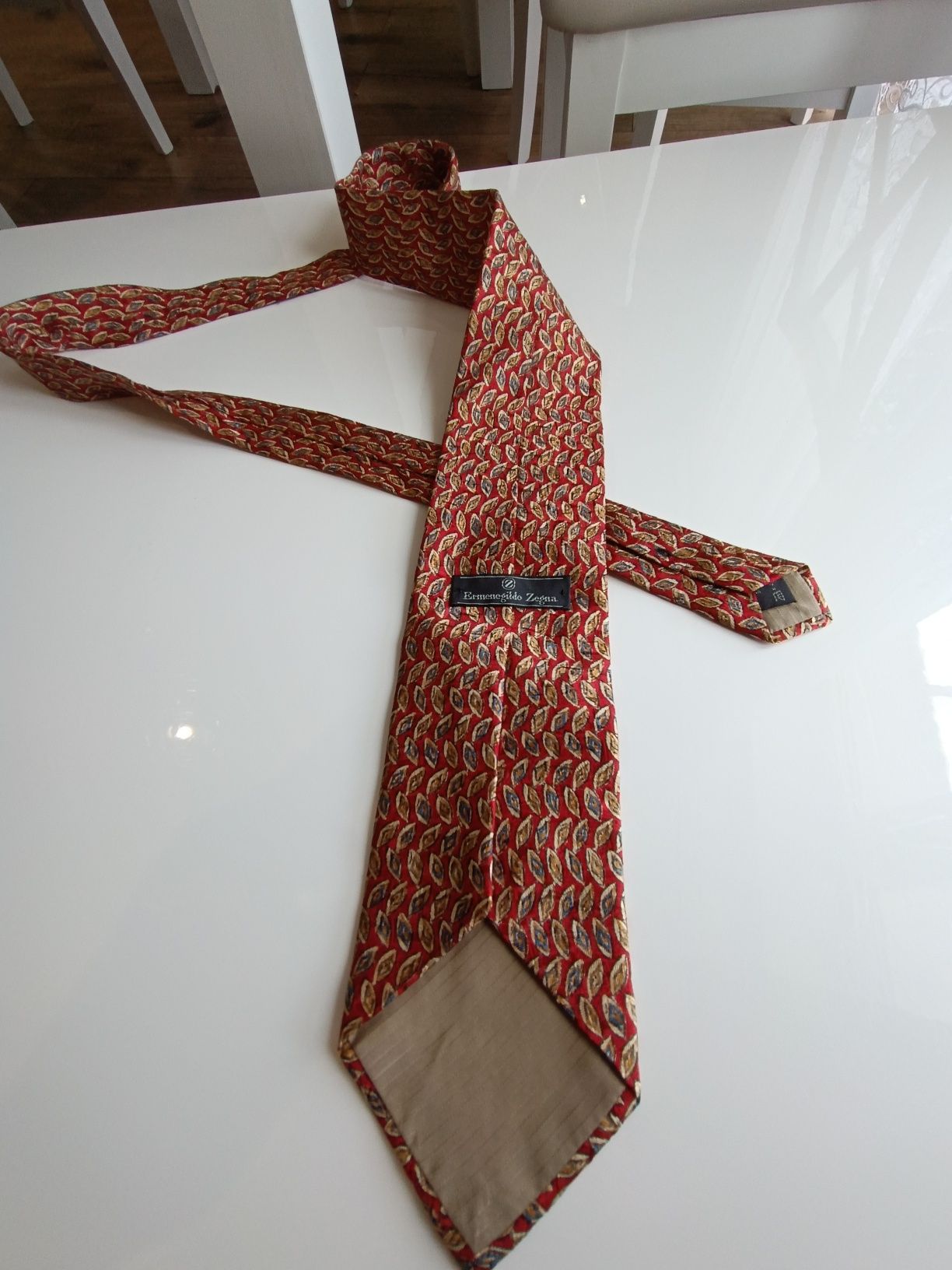 Krawat Zegna Jedwab