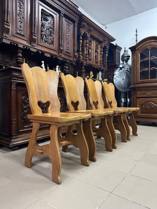 Стільці дерево масив стулья дуб 2968