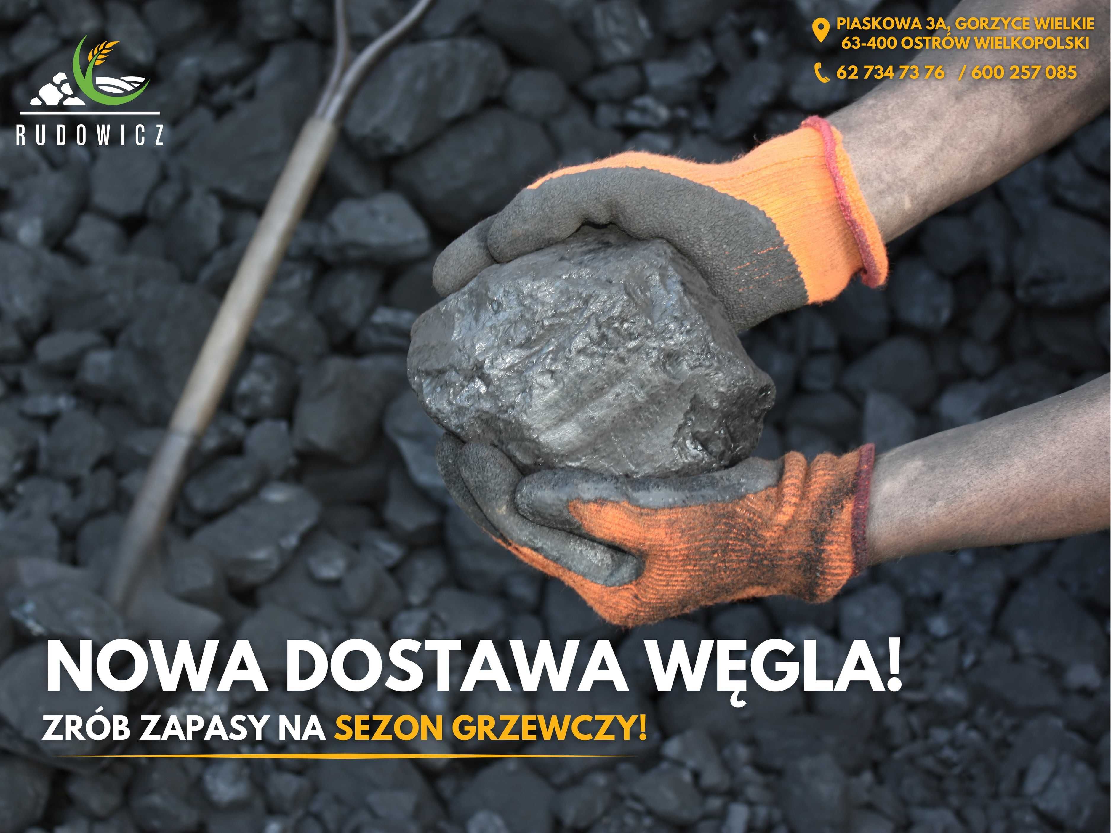 Węgiel groszek polski, orzech, kostka  skład opału RUDOWICZ