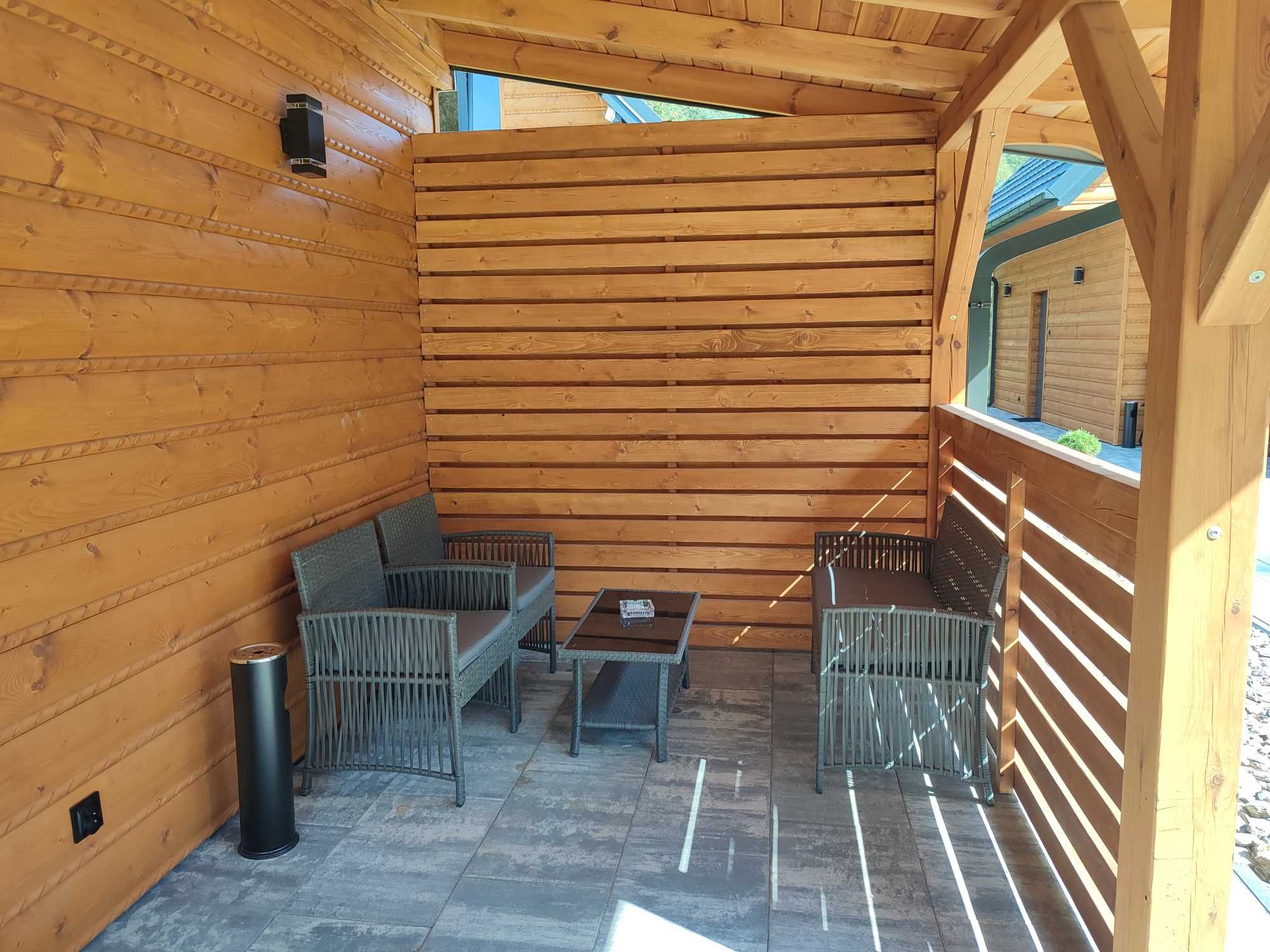 Domki letniskowe Noclegi Wynajem balia- jacuzzi-,Leśna polana