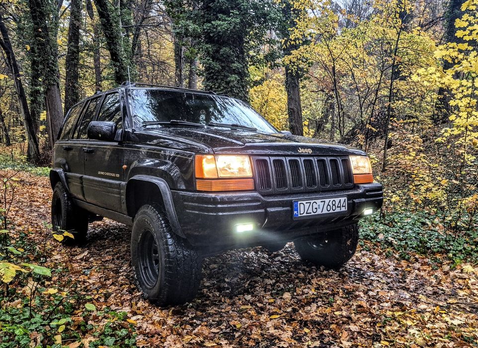 Jepp grand cherokee Zj/Zg limited 5.2 V8 off-road 4x4, lift 3" hak, LP