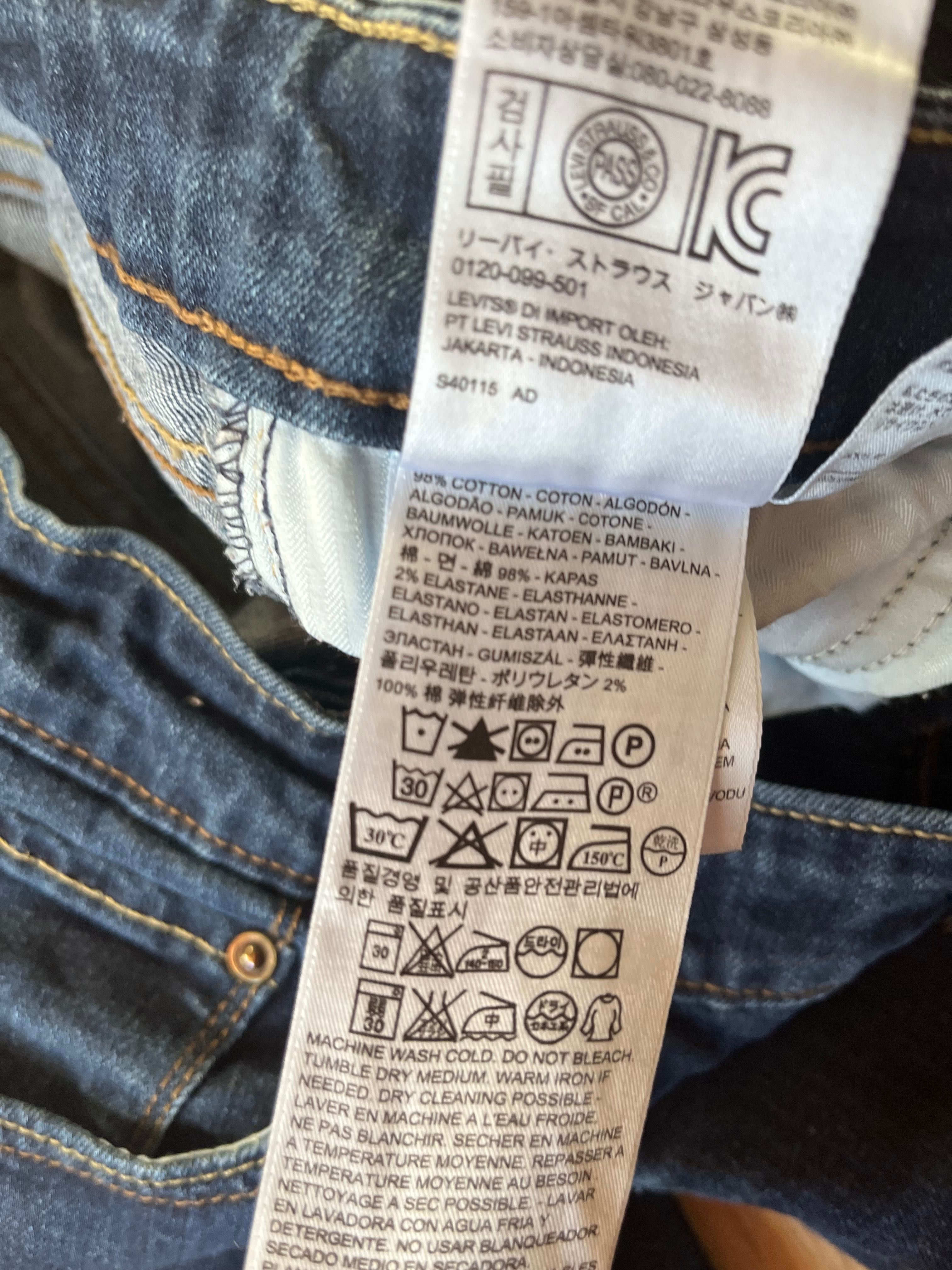 Dżinsy damskie dziewczęce Levi’s 160 cm wzrostu stan idealny, W29 L30