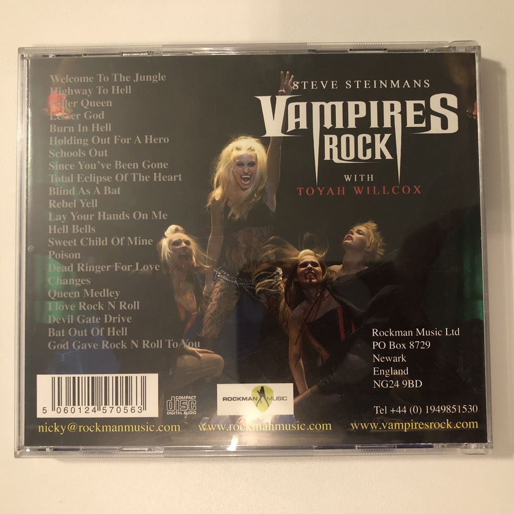 Steve Steinman Vampires Rock with Toyah Willcox 2CD UNIKAT