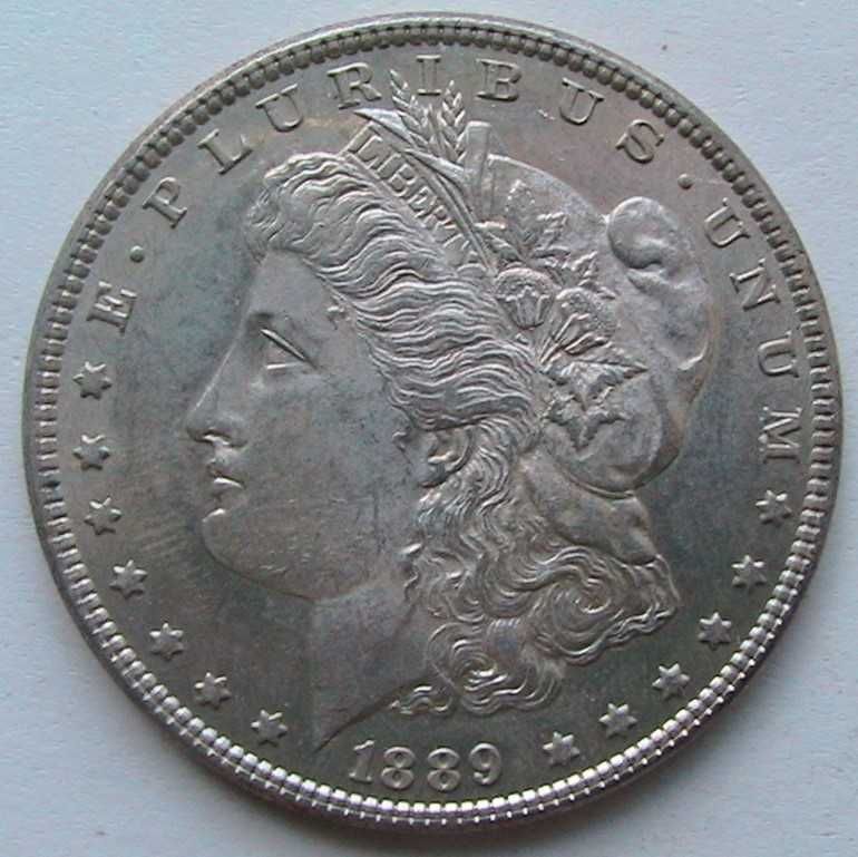 США 1 доллар 1889 #1 Доллар Моргана Morgan Dollar Серебро