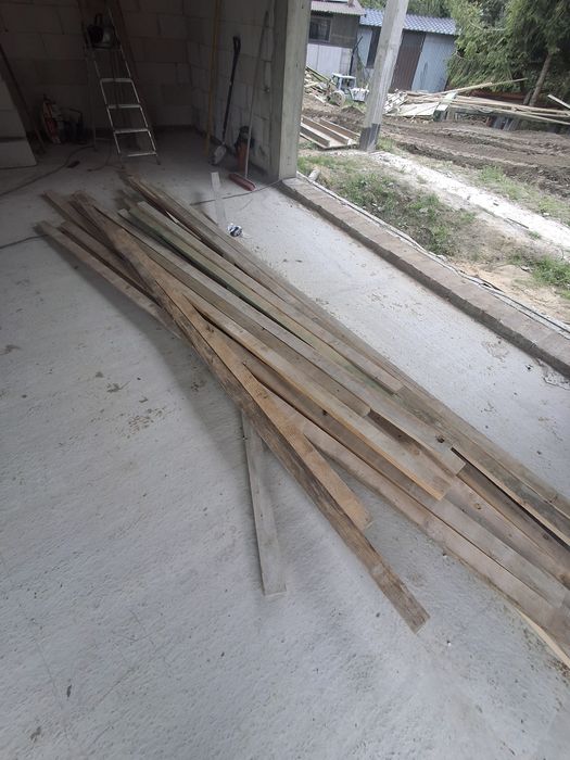 Łaty na dach, drewno