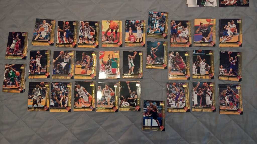 Karty NBA 1919 sztuk bez powtórek UpperDeck lata 90-2010 full set