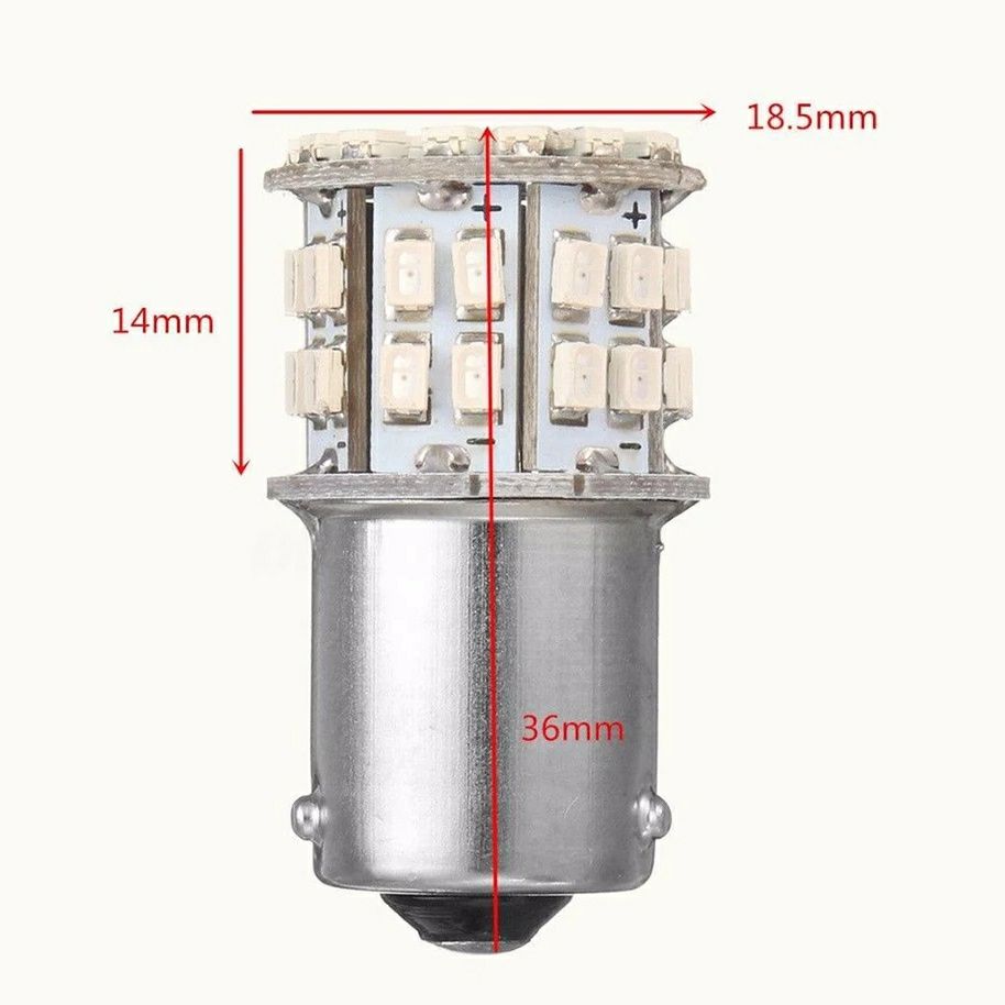 Led для сертификации желтые повороты американских авто P21 W21W W21/5w