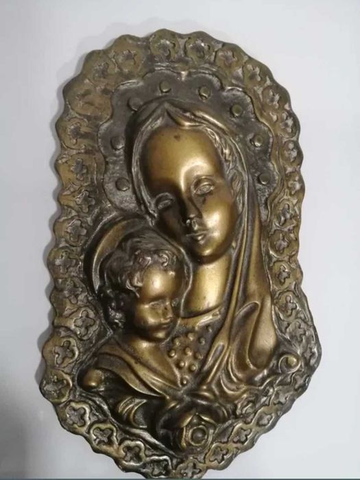 Quadro Nª Senhora em gesso