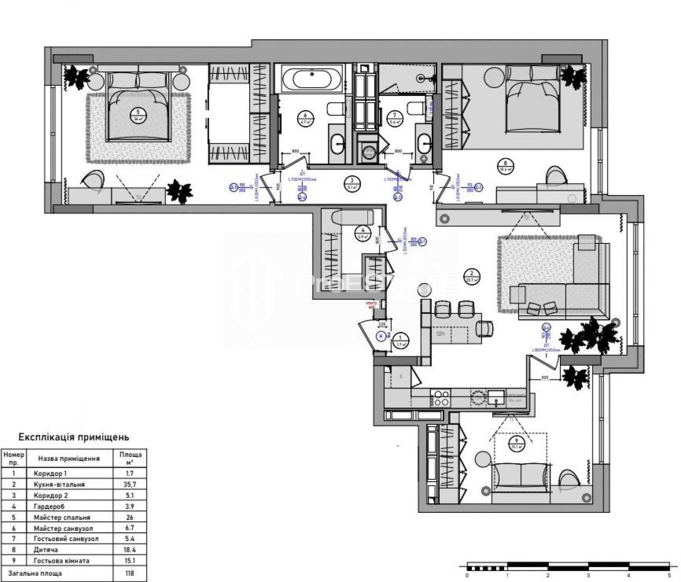 ЖК Obolon Residences  преміум класу 120 м2