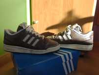 adidas forum low cl brown white 39⅓ unisex