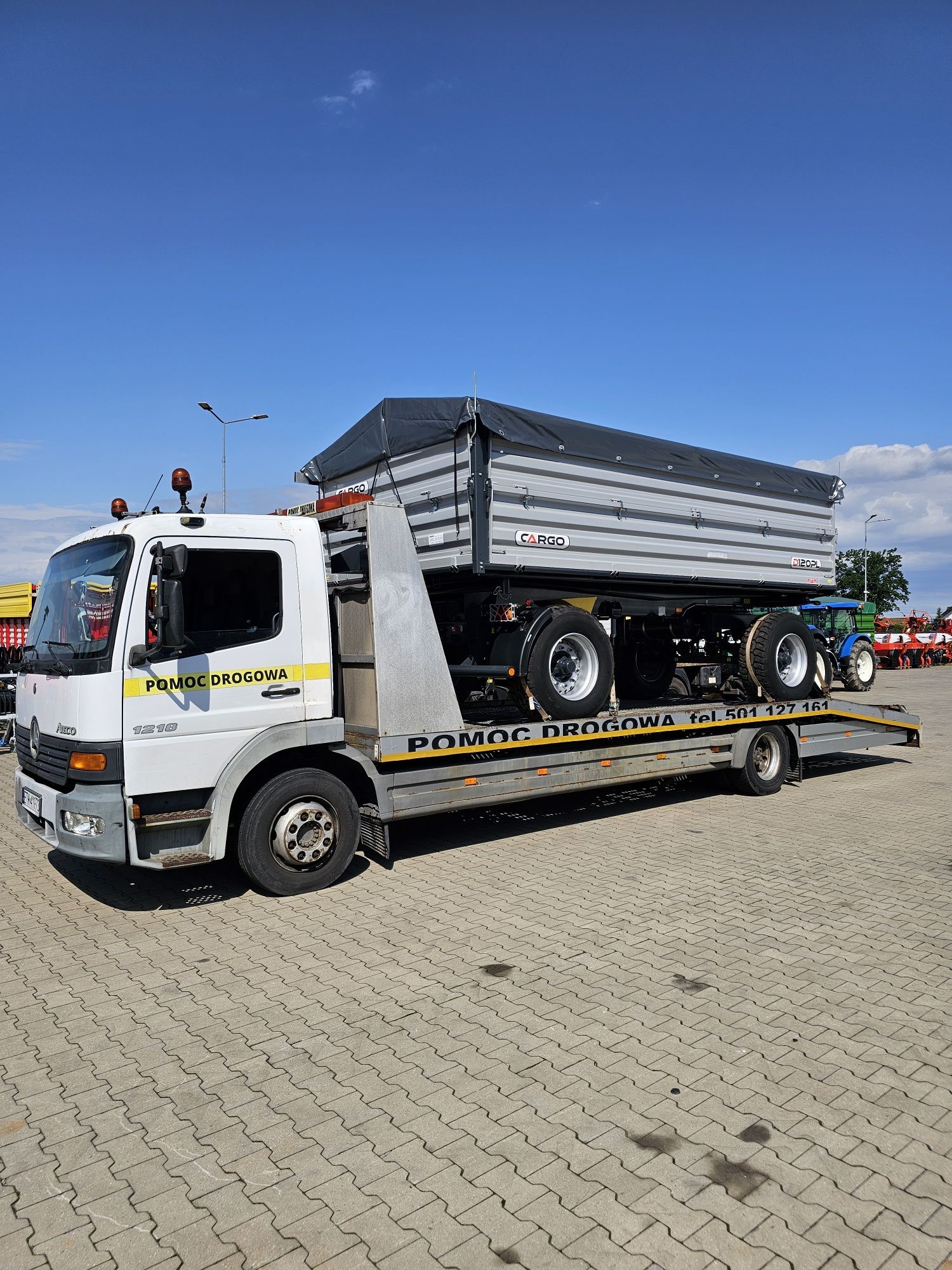 Mercedes Atego 1218 Pomoc Drogowa Laweta