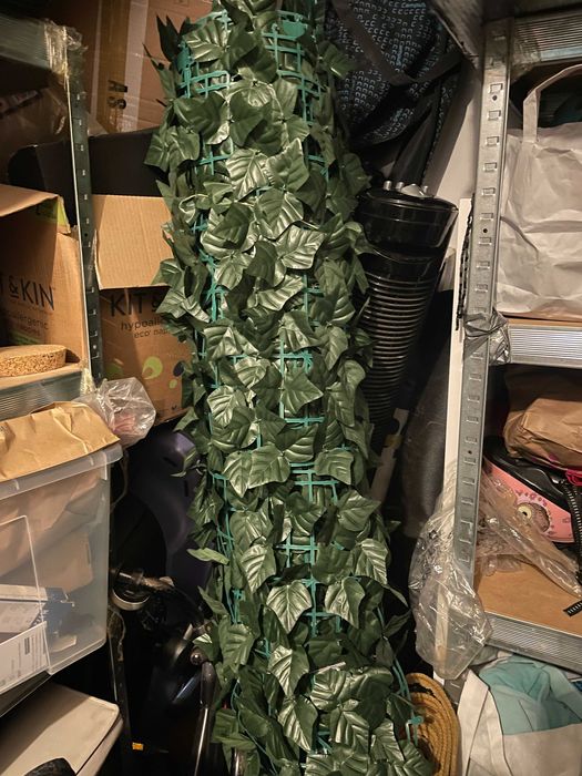 Sztuczny żywopłot bluszcz siatka osłona na ogrodzenie płot