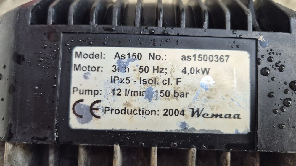 Myjka ciśnieniowa Wemaa As150