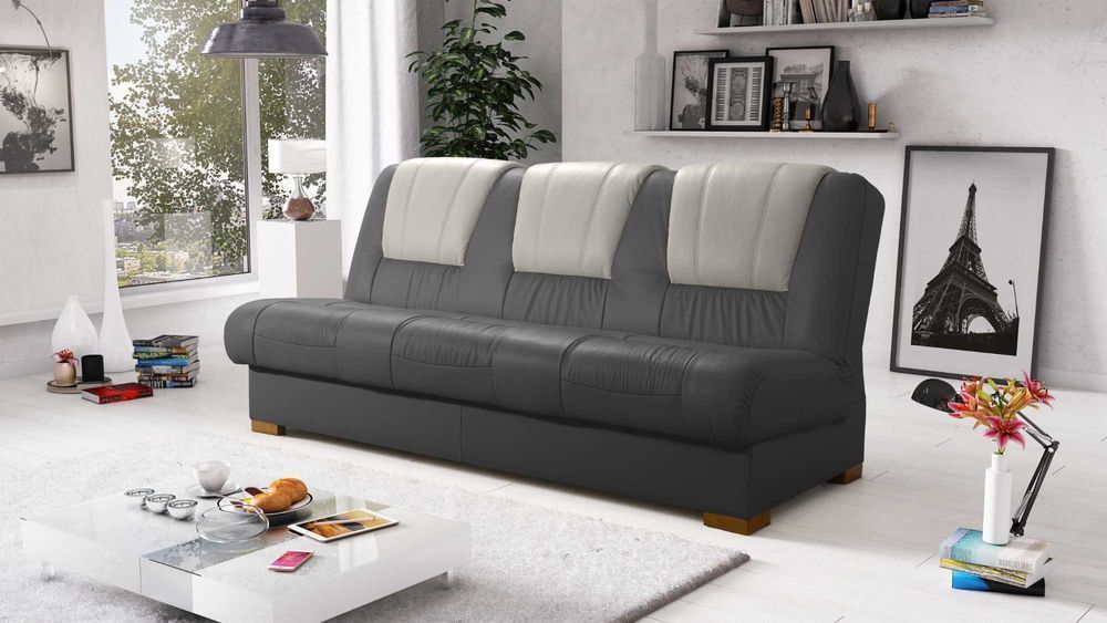 Sofa Wersalka skórzana "SOFT" skóra naturalna PRODUCENT