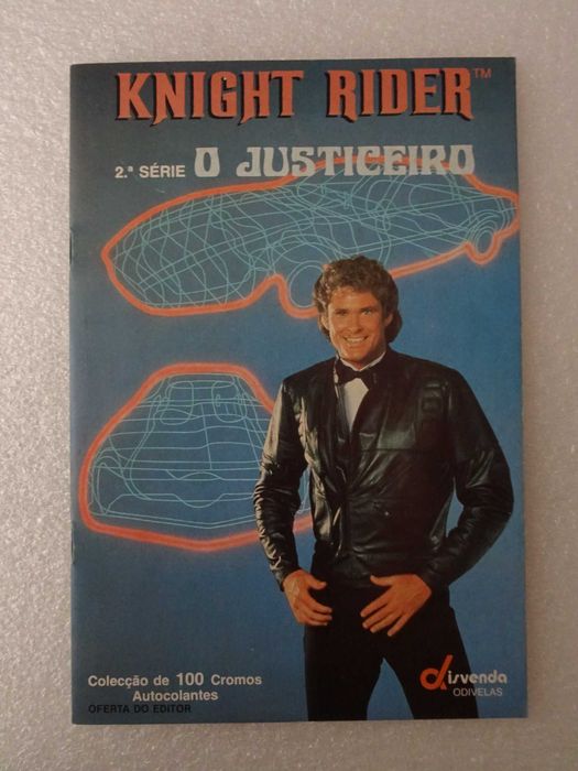 Caderneta cromos Knight Rider O Justiceiro Disvenda Faltam 13 cromos