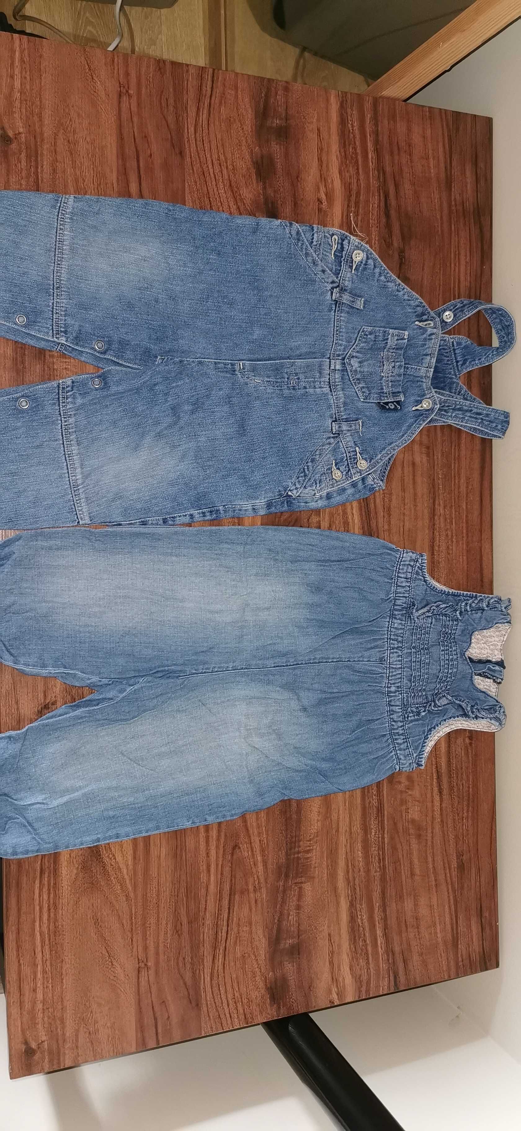 Zestaw 2 par spodni ogrodniczek, rozm. 80-86, H&M