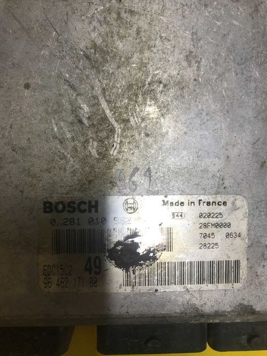 Блок управління двигуном Citroen Xsara 0281010962- 9646217180