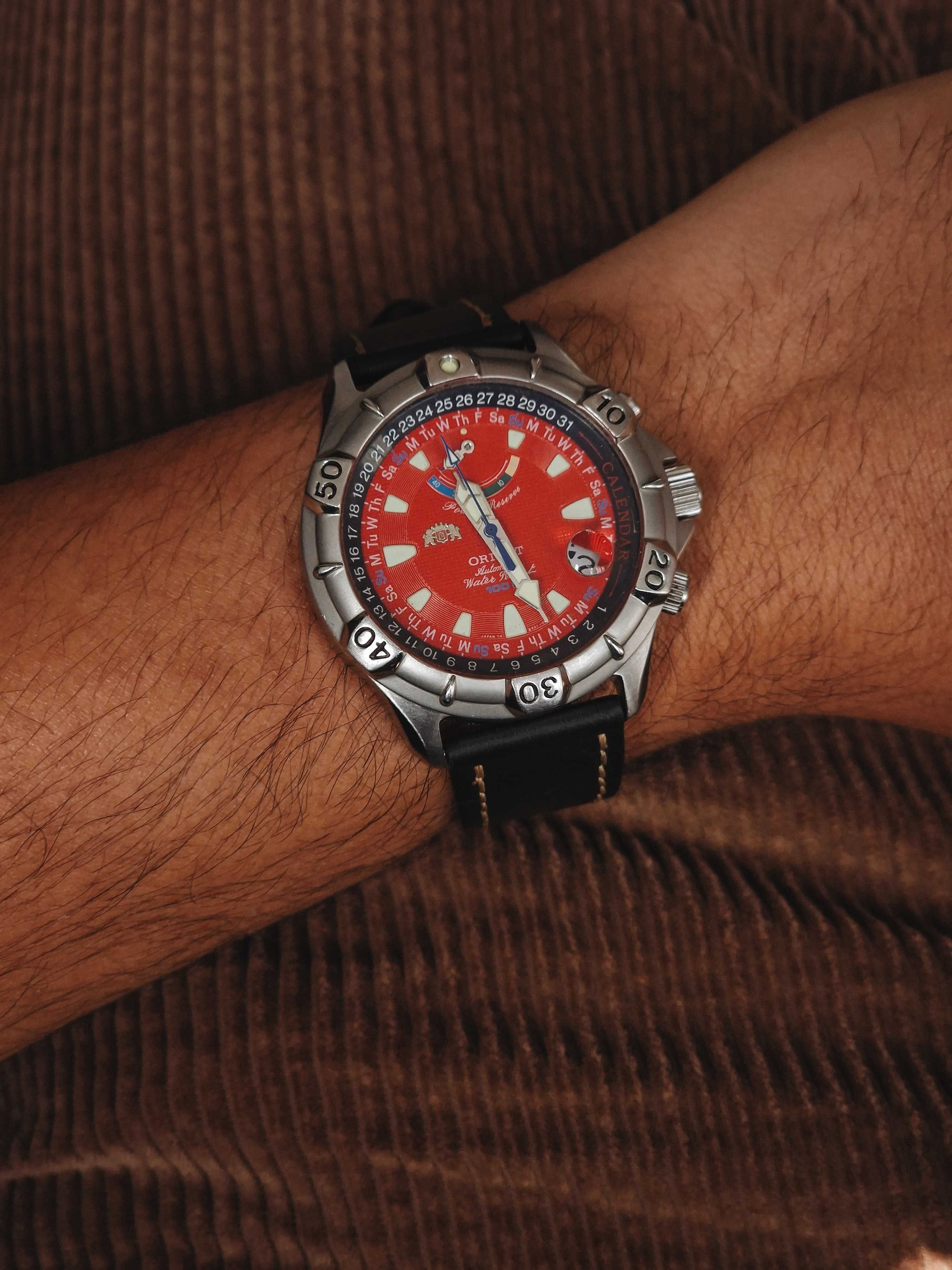 Orient M-Force Calendar Power Reserve Ref. EX01-C2 | Anos 2000