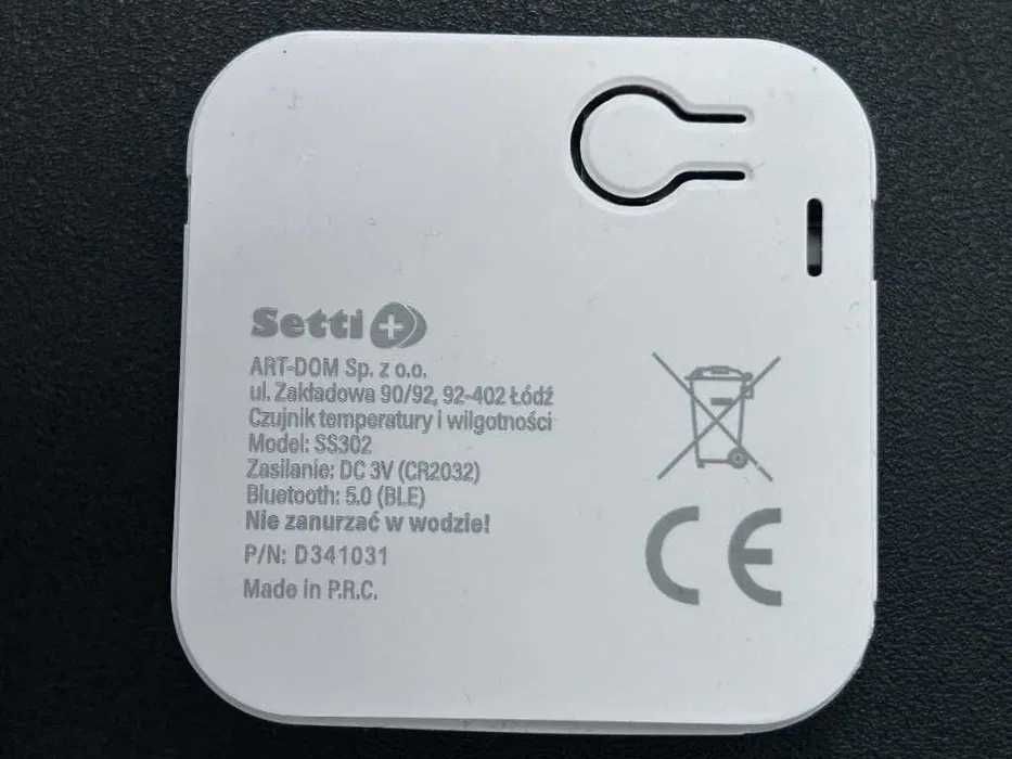 Inteligentny czujnik temp. i wilgotnści Setti+ model SS302