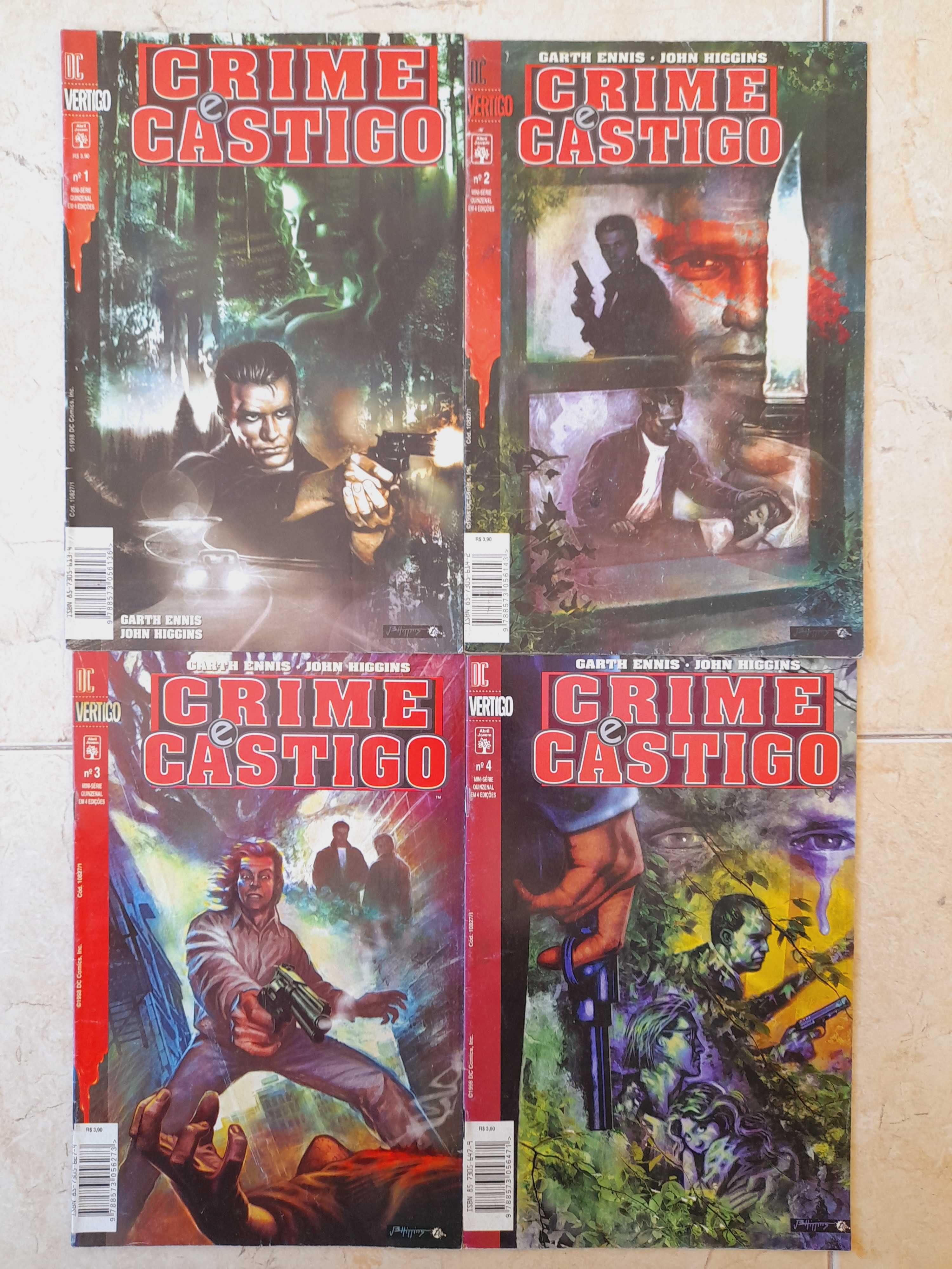 Crime e Castigo 1 a 4 (completo) - DC Vertigo