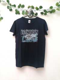 T-shirt London Azul Escura