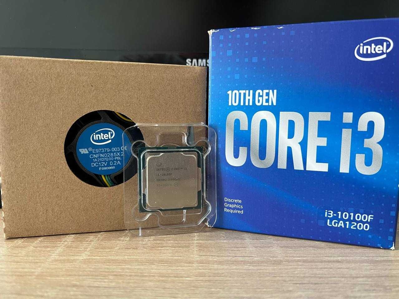 Intel Core i3-10100F | 4 rdzenie / 8 wątków | LGA1200 | Chłodnica box