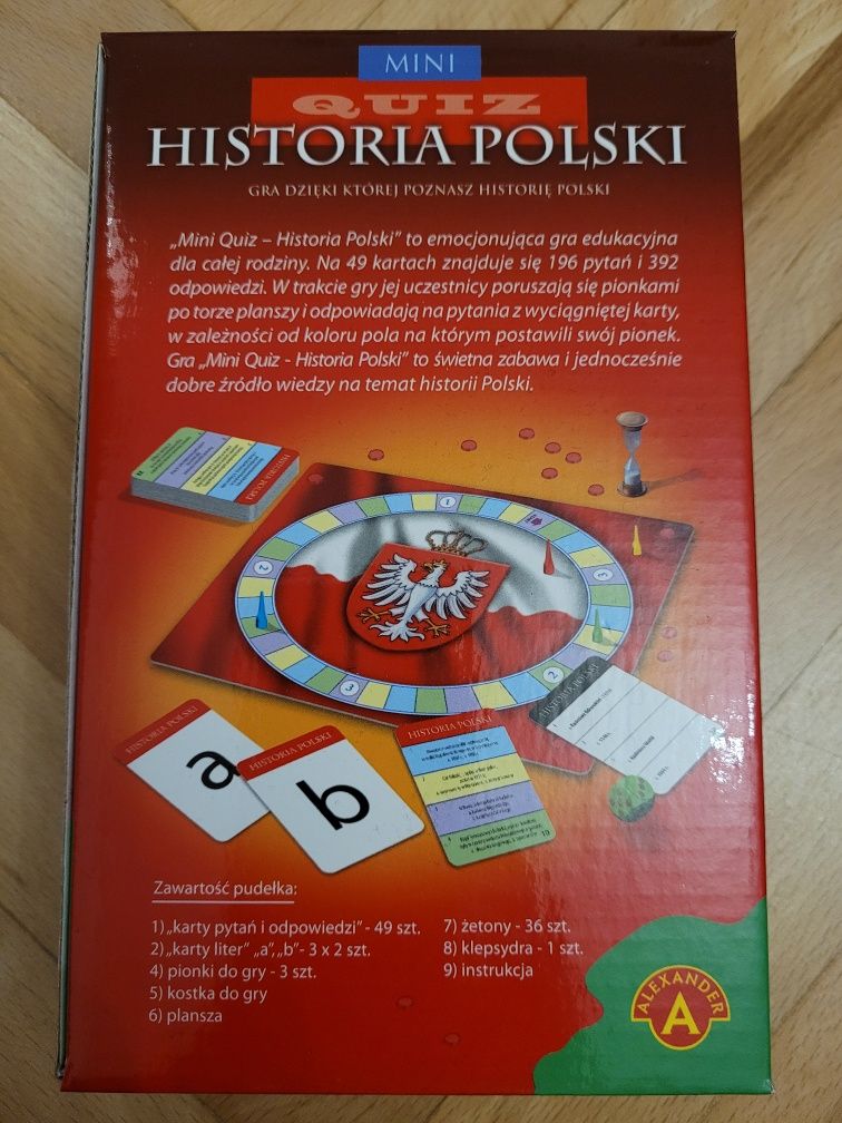 Mini quiz Historia Polski Alexander gra edukacyjna 10+