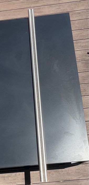 Par de varão para cortinas- Inox 170cm