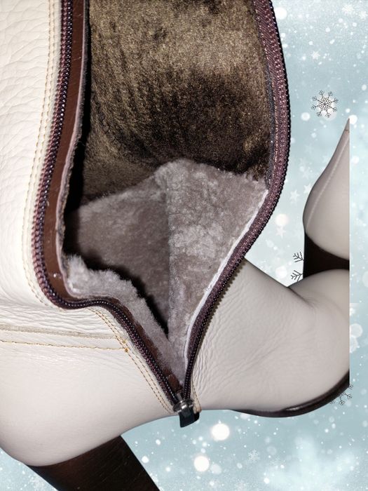 Чоботи шкіряні, натуральні 40 р.