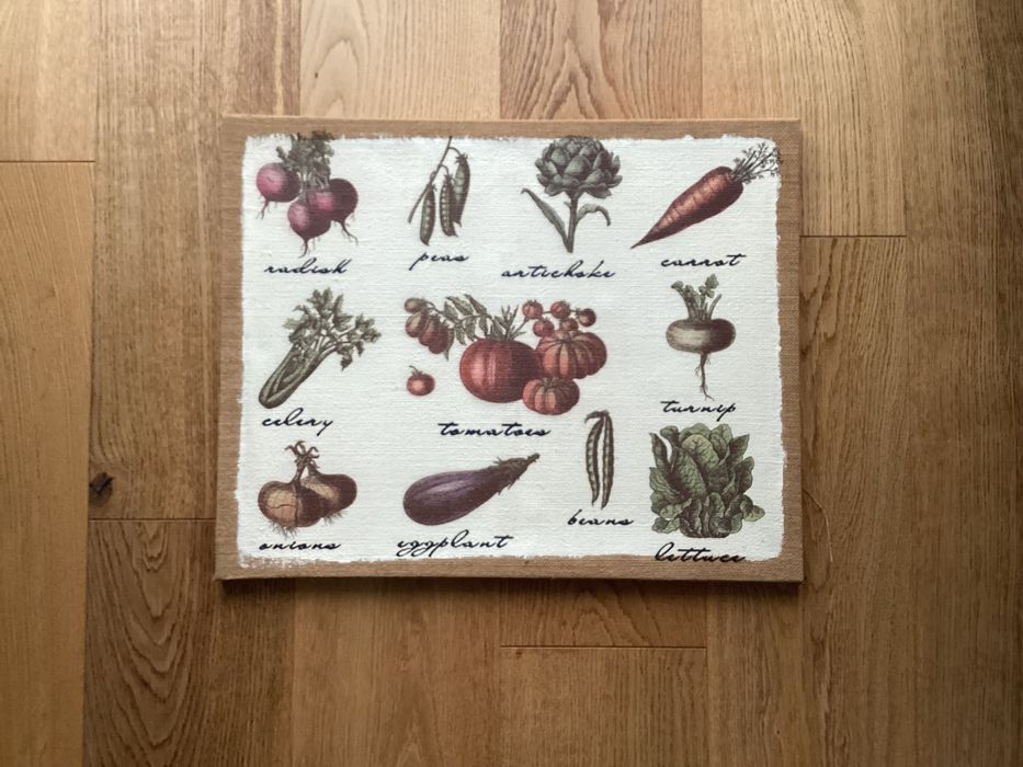 Obrazek do kuchni na płótnie .