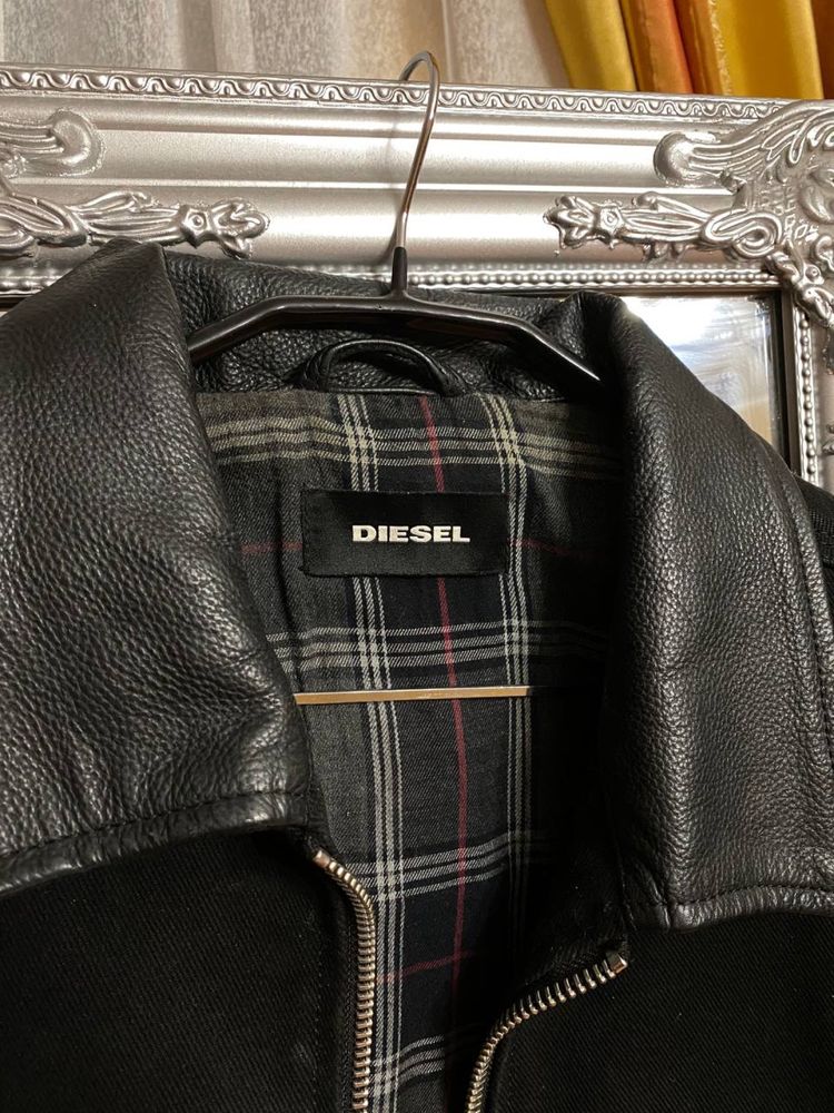 Кожаная Куртка Diesel J-Yuki Jacket Vintage