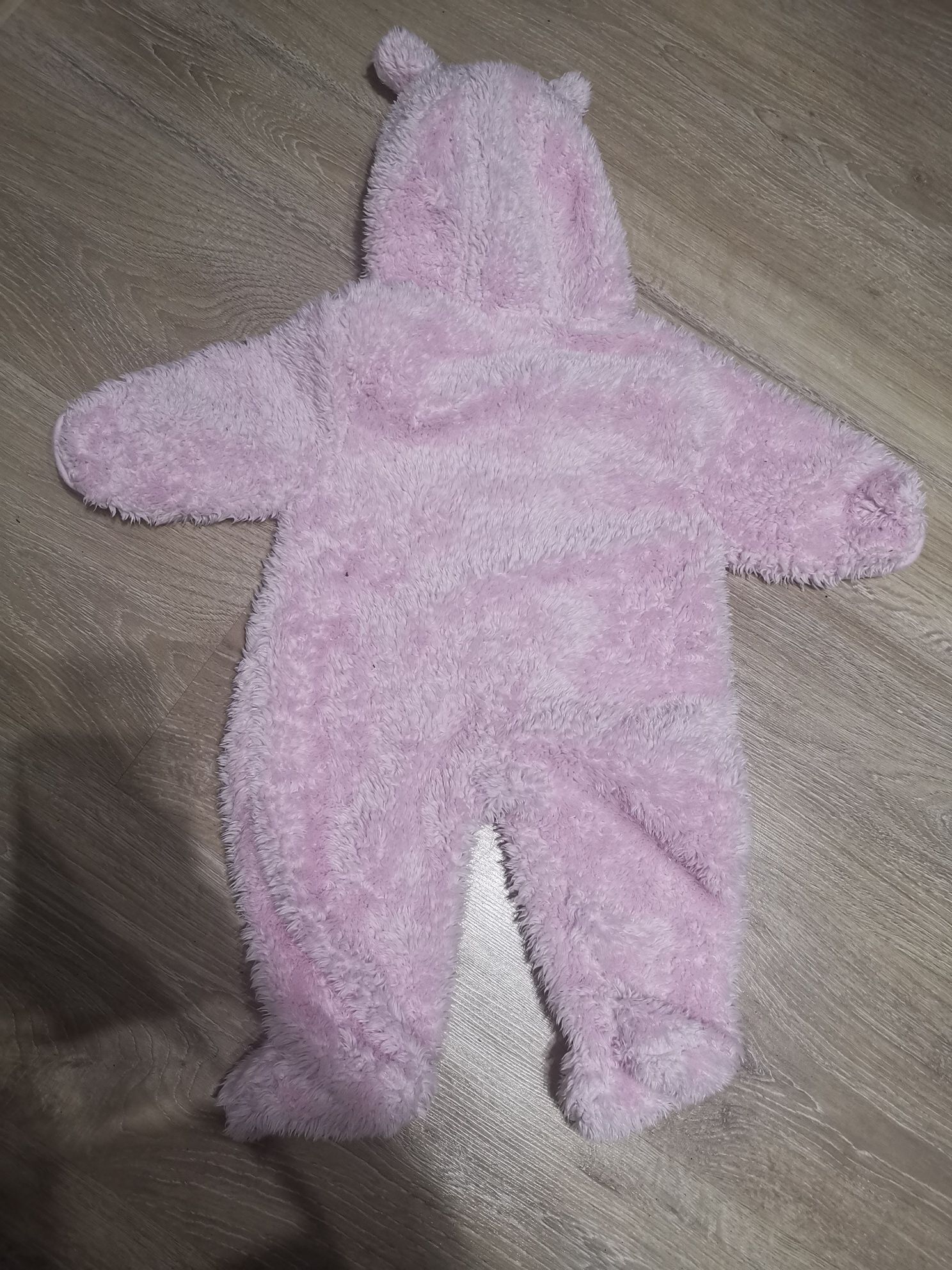 Gruby jesienno zimowy kombinezon niemowlęcy r. 56/62