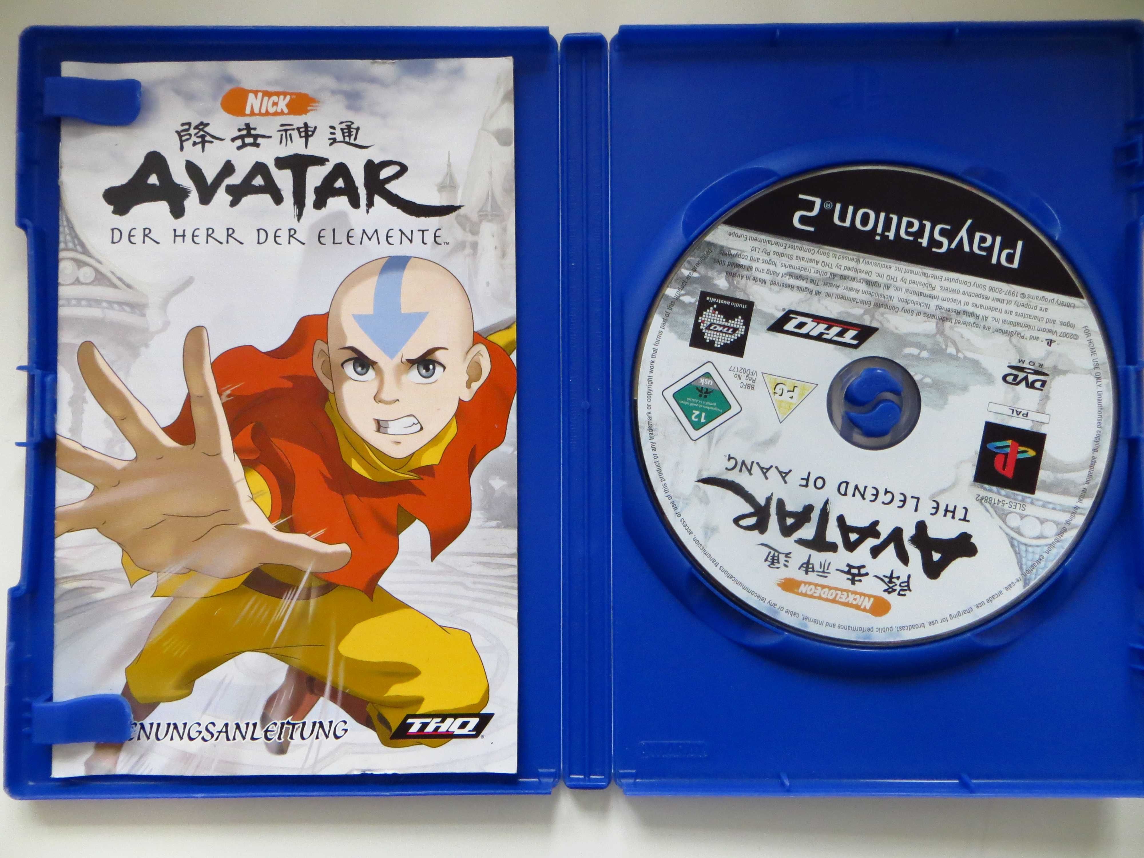 Гра Avatar: the Legend of Aang для PlayStation 2 (PS2) ліцензія