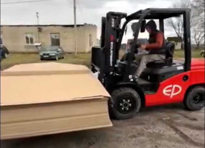 Новий газ-бензин навантажувач ЕР 35T8, 3.5т, 4.8м, двигун Nissan К25