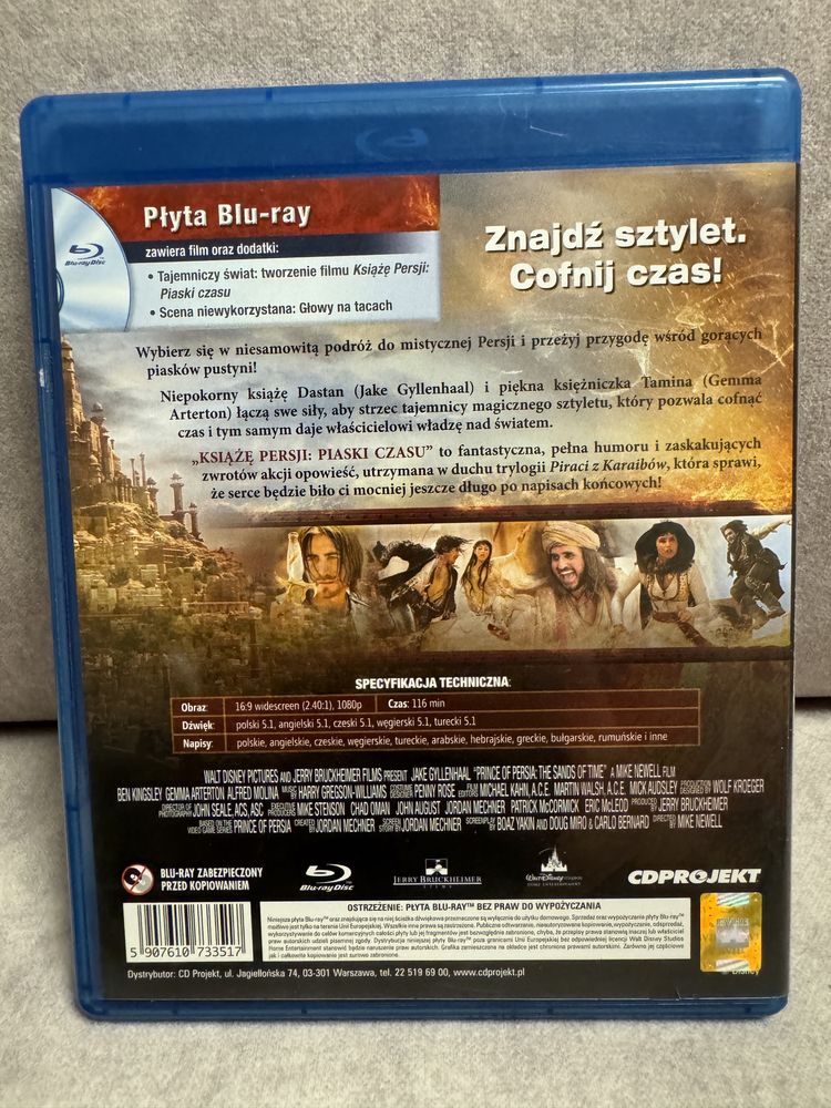 Książę Persji Piaski Czasu, polskie wydanie bluray