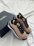 Buty sneakersy Chanel beige