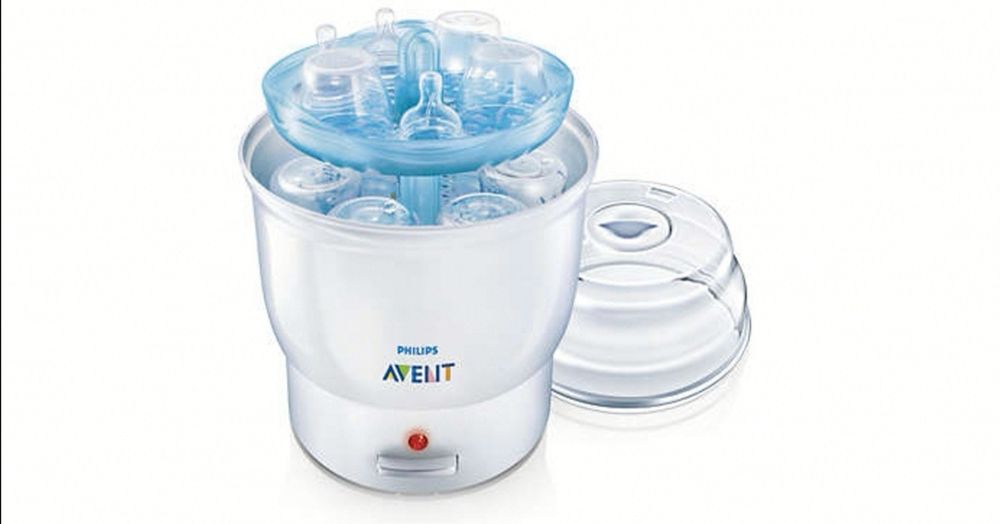 NOWY Sterylizator elektryczny Philips Avent + 2 butelki + GRATIS
