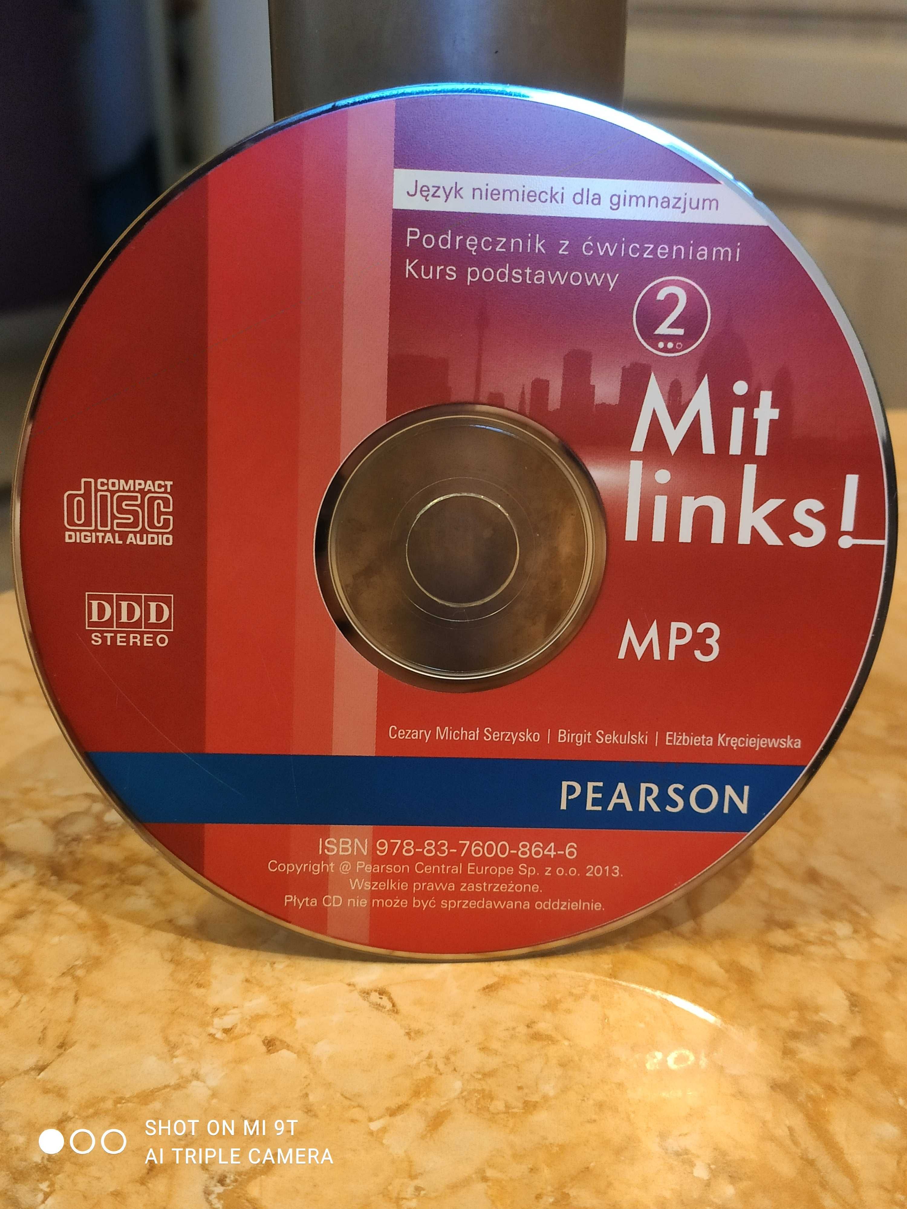 Mit links. Język niemiecki 2 CD płyta audio